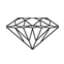 0.31 Carat Round Diamond small side view with measurements