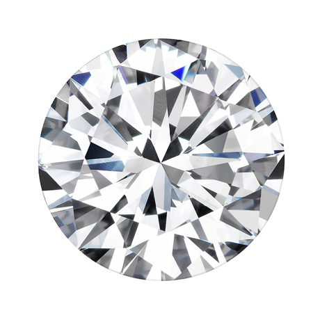 0.31 Carat Round Diamond large top view