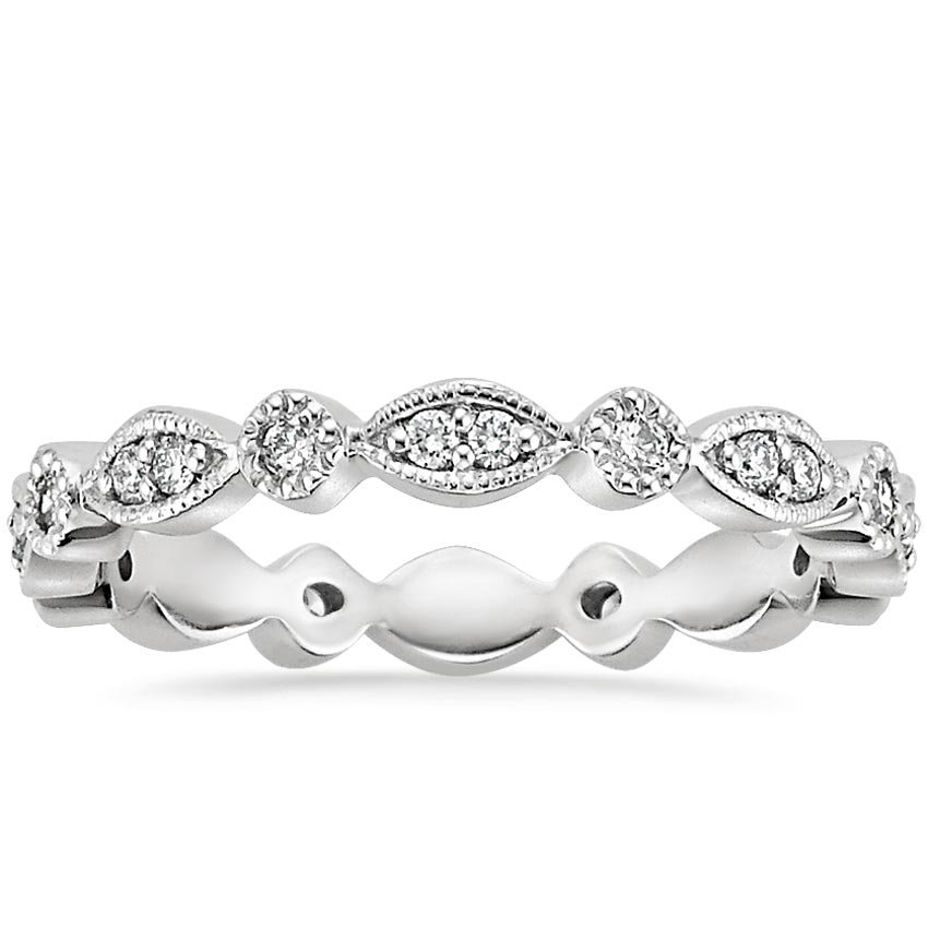 Tiara Eternity 18K White Gold Diamond Ring (1/4 ct. tw.)