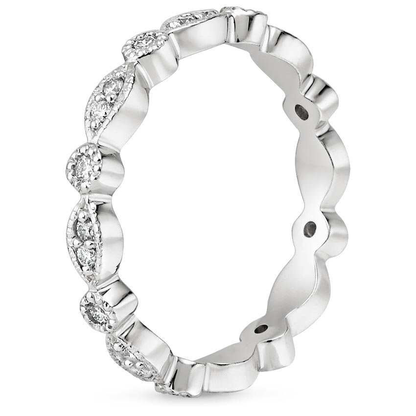 Tiara Eternity 18K White Gold Diamond Ring (1/4 ct. tw.)